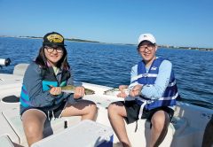 The Kim family hauling Spanish in two at a time.