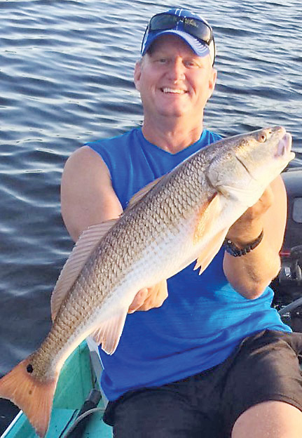 Dave Bright of Panama City with a nice redfish