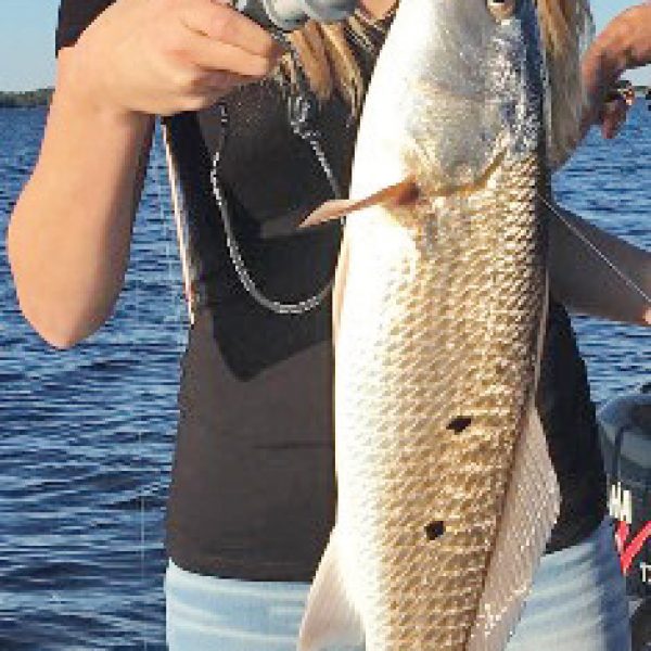 Devyn Jackson of Panama City with another good fish