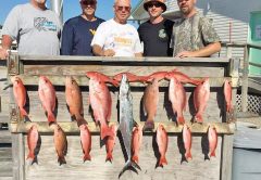 Nice haul aboard the Kitchen Pass with Capt. James Tew.