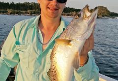Sam with a nice East Bay trout