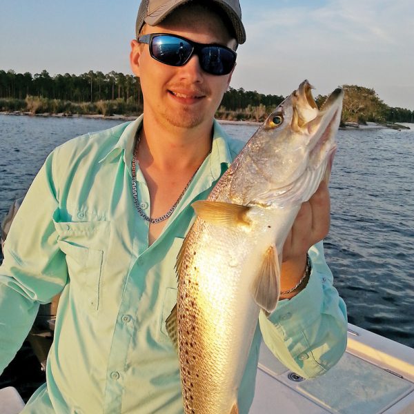 Sam with a nice East Bay trout