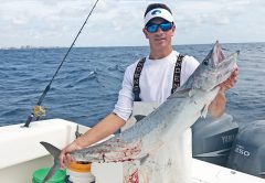 AJ Castronovo with a solid kingfish