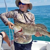 Ethan Meadows caught this 28" Gag Grouper in South of Carrabelle, FL