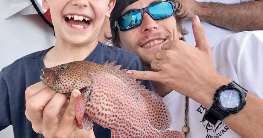 Even little groupers produce big smiles.