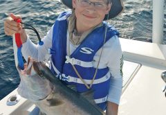 Brody from GA reeled this reef donkey in all by himself...mostly.