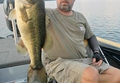 Your Seminole guide Paul Tyre with a stud bass