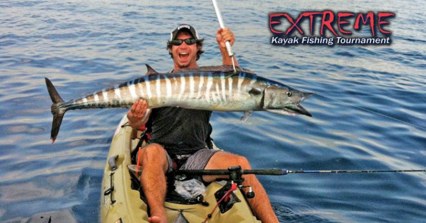 Joe Hector seduced his wahoo as the sun rose with a live gog straight out from the Pompano Pier.