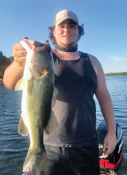 Caleb Bryant of Atlanta, GA  with a nice Seminole bass.