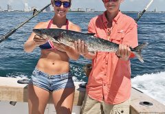 Lucky angler caught this king and got a pic with Veronica Blaze!