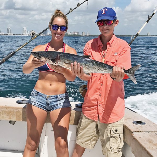 Lucky angler caught this king and got a pic with Veronica Blaze!