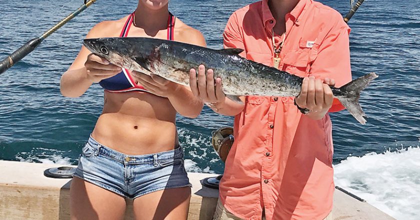 Lucky angler caught this king and got a pic with Veronica Blaze!