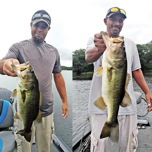 Terry and Lance putting the smackdown on some bass with Capt. C-note.