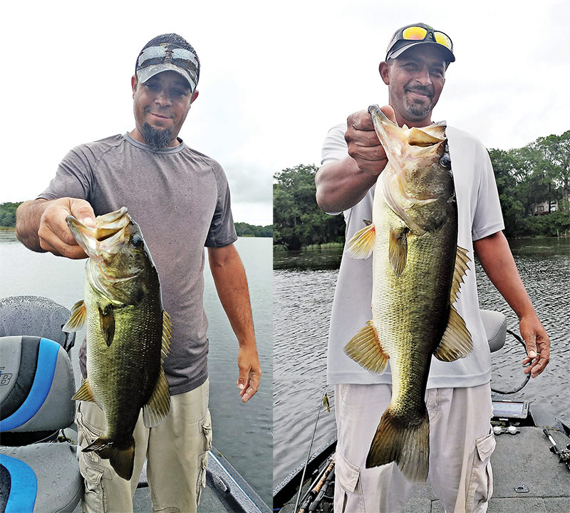 Terry and Lance putting the smackdown on some bass with Capt. C-note.