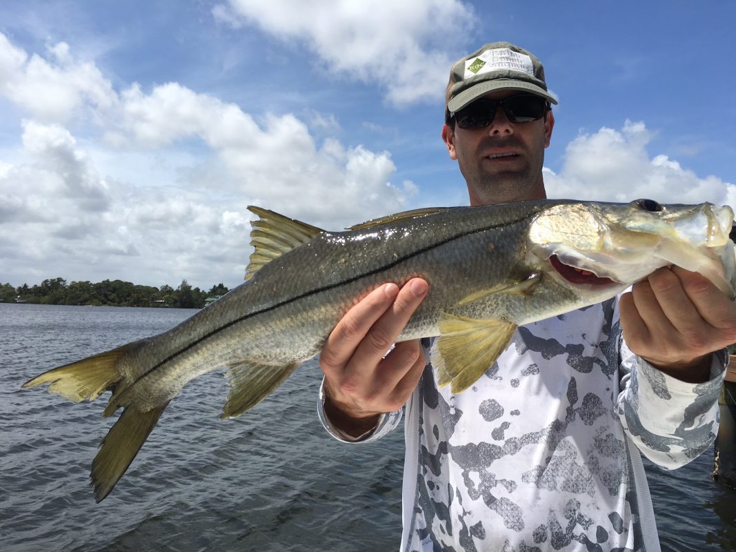 Tom with his first snook Photo courtesy PhlatsInshoreFishing.com ...