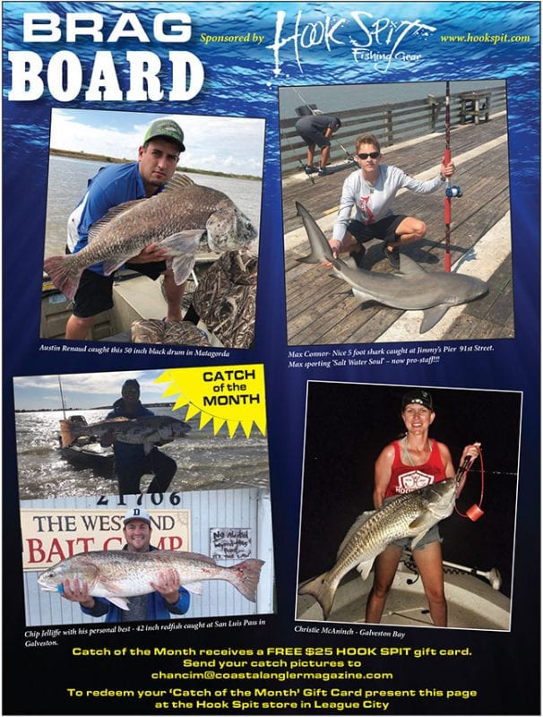 Galveston December 2017 Brag Board Coastal Angler & The Angler Magazine