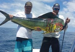 Waylon Cattee from Merritt Island. 53 lb. Mahi Mahi caught a couple miles offshore from Port Canaveral