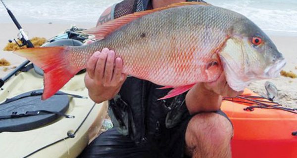 Joe Hector with his slob of a mutton snapper.