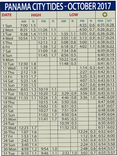 Steinhatchee Tide Chart