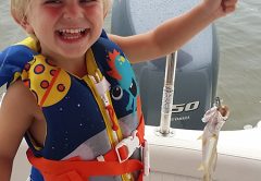 Bode String, age 2, caught his first trout in the IRL all by himself…cast, hook, and reel!!!