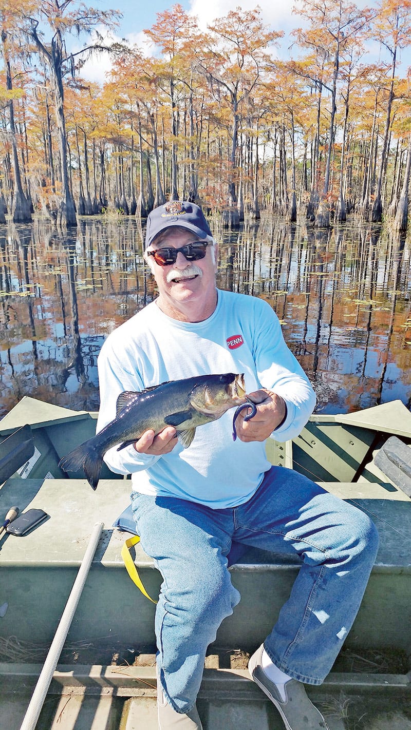 Capt Stan with a nice bass from the Carter’s Tract.