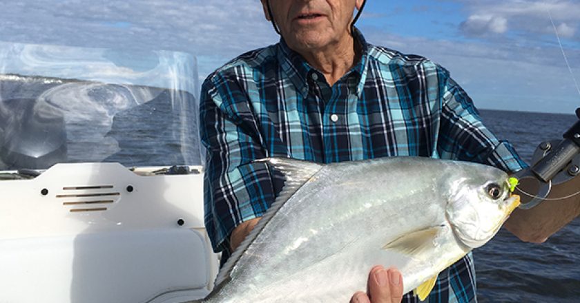 Pompano may be found in schools on some of the deeper flats and edges along the Banana River Lagoon this month.