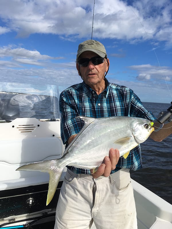 Pompano may be found in schools on some of the deeper flats and edges along the Banana River Lagoon this month.