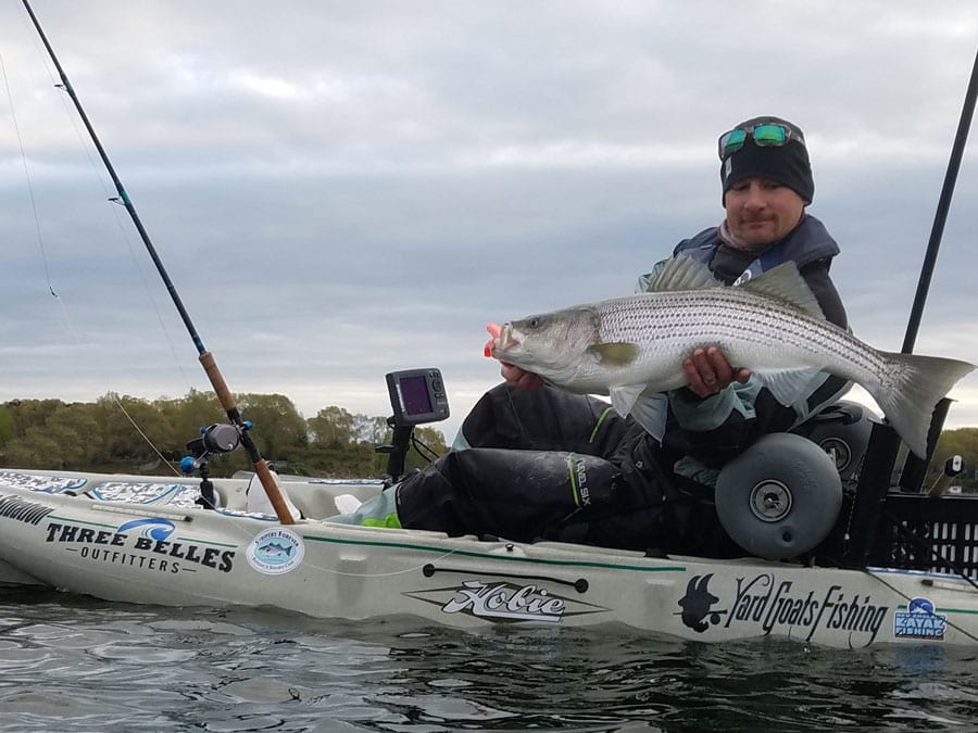 Caught some fish, flipped a kayak in the dark, and my 3 y/o caught