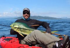 Chuck Levi spent some time kayak fishing at Los Buzos Lodge in Panama and was rewarded with an awesome fly rod caught Pacific mahi