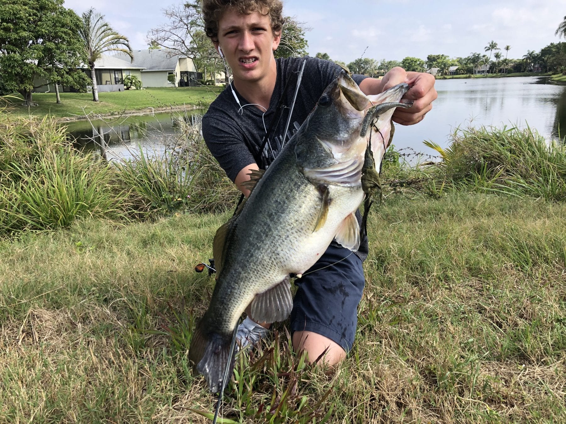 big bass in south florida 10lbs coastal angler & the