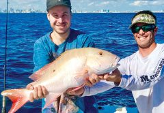 Nice mutton snapper caught aboard Bouncer’s Dusky 33.