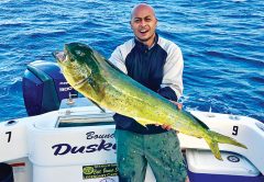 This slammer crashed the party on Bouncer’s Dusky 33.