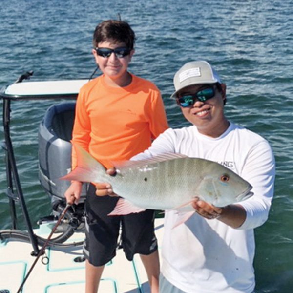 Anthony Acosta slayed this nice mutton snapper in South Biscayne Bay with a live pilchard.