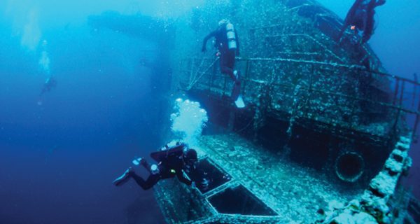 diving