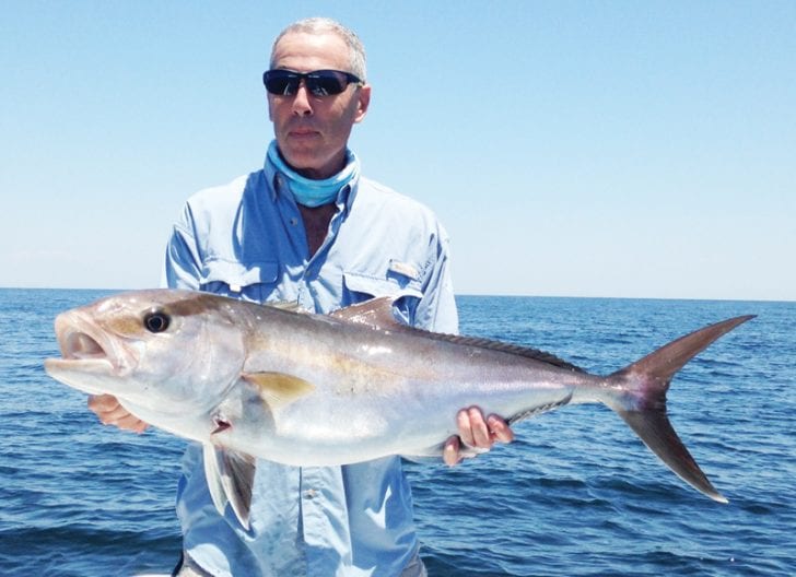 CAM Co-publisher Paul Caruso takes a day off from the magazine to catch an Amberjack with Underdog Fishing Charters.