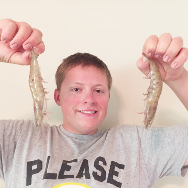 Kurt Boyken and some nice Indian River shrimp!