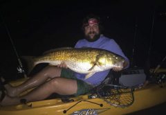 Kayak Fishing the Night Shift