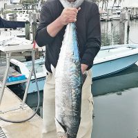 Solid king caught with Capt. Orly of Nomad Fishing Charters.