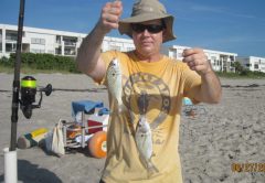 Bob showed us how to catch two at a time during the summer months.