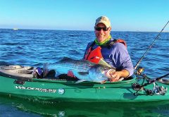 kayaking for striped bass