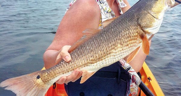 Kayak fishing in Frankin County, FL