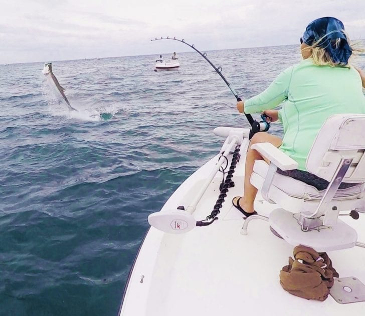 Angler Carla Mathias caught on a recent charter with me. 