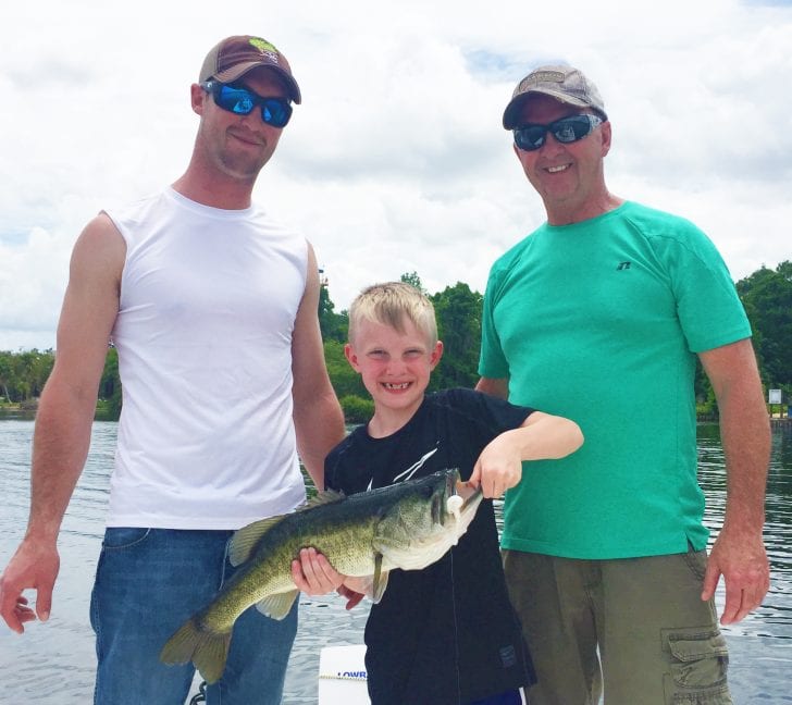 Another Central Florida father & sons bass fishing trip done right