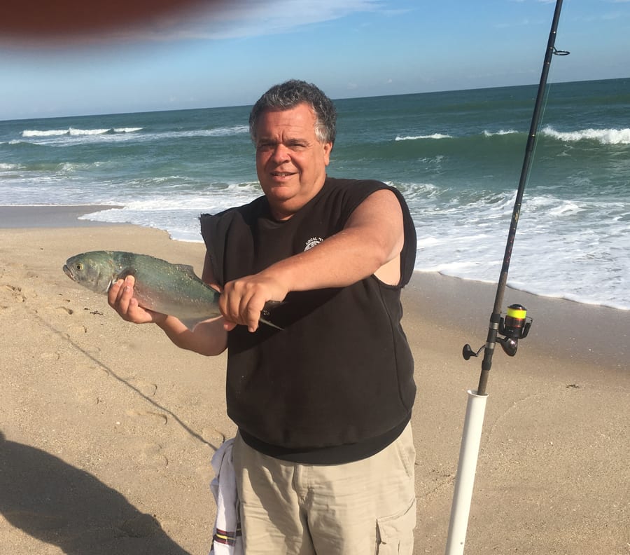 Richard caught this great looking bluefish in November 2017 on the Brevard County Beaches.