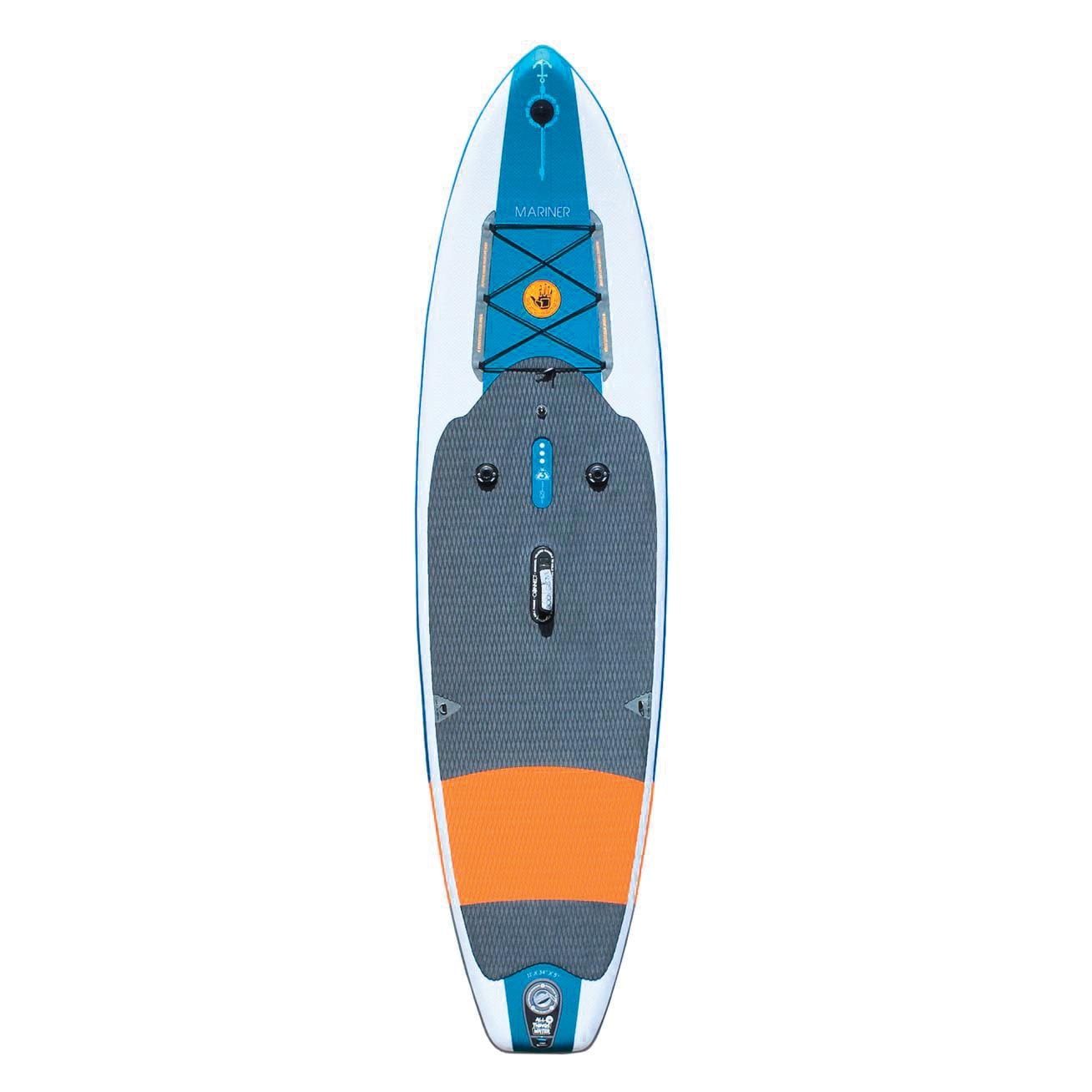 Fly fishing from a stand up paddleboard (SUP) with RAILBLAZA RAILBLAZA
