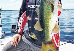 Jason Brenic, US Director of Sales & Marketing at Piscifun Fishing, on Lake Kissimmee