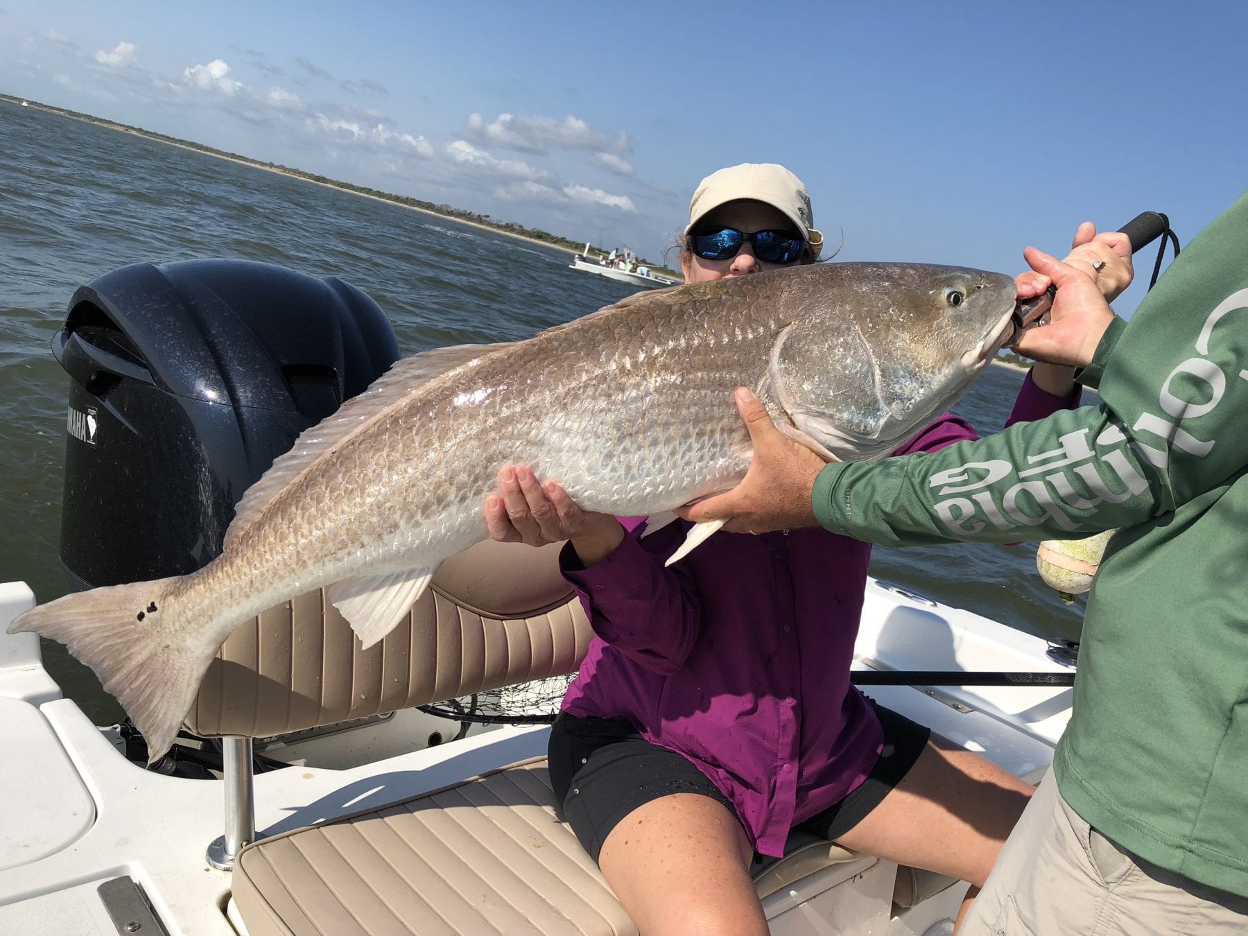 Monster redfish with Trio Charters - Coastal Angler & The Angler Magazine