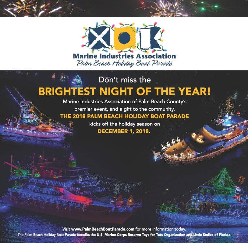 24th Annual Palm Beach Holiday Boat Parade Saturday, December 1st