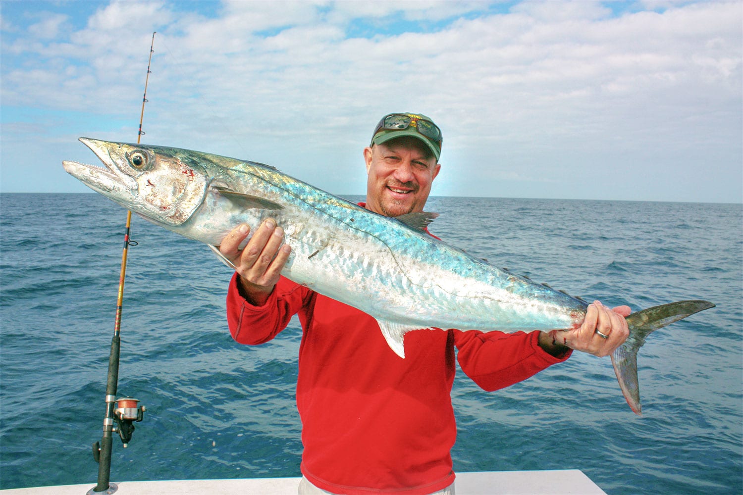 Mackerel moving into Tampa Bay, biting both nearshore and inside