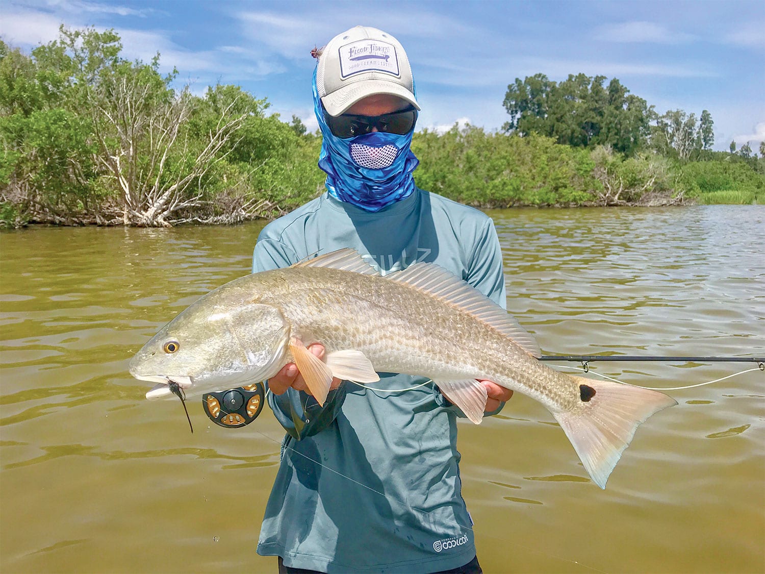 fly fishing for redfish